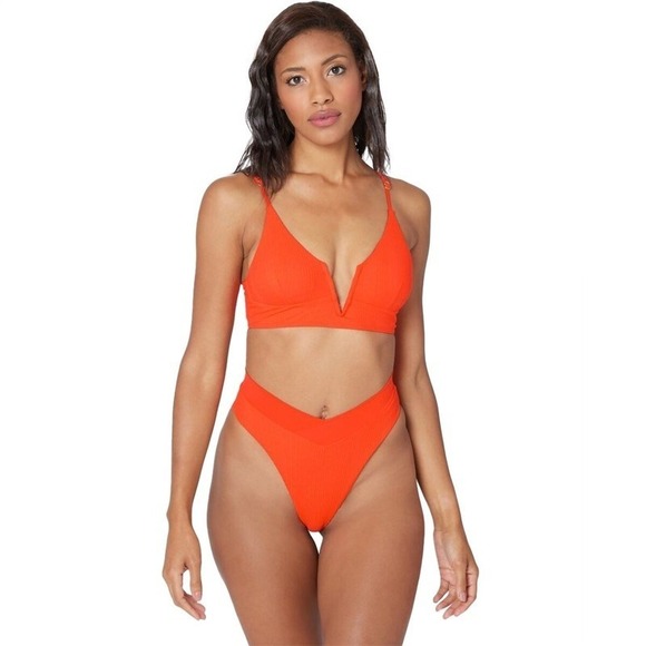 l*space Other - NWOT L*Space L BITSY Court Bottom Bikini Swim Orange 125225